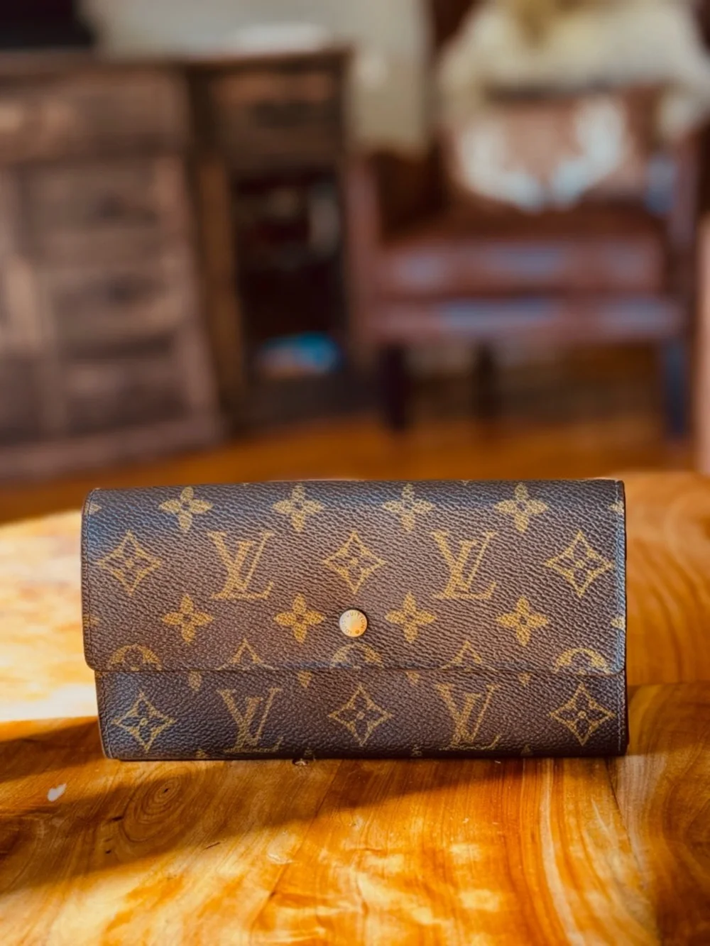 Louis Vuitton monogram Sarah wallet beautiful vintage pre-loved 1991 - Picture 1 of 15
